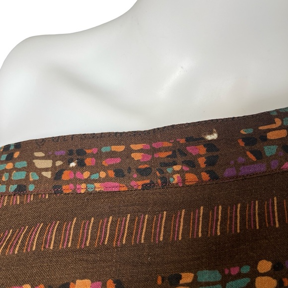 Vintage Jacket and Skirt Set Brown Patterned Academia Nerd Poetcore - Picture 9 of 12